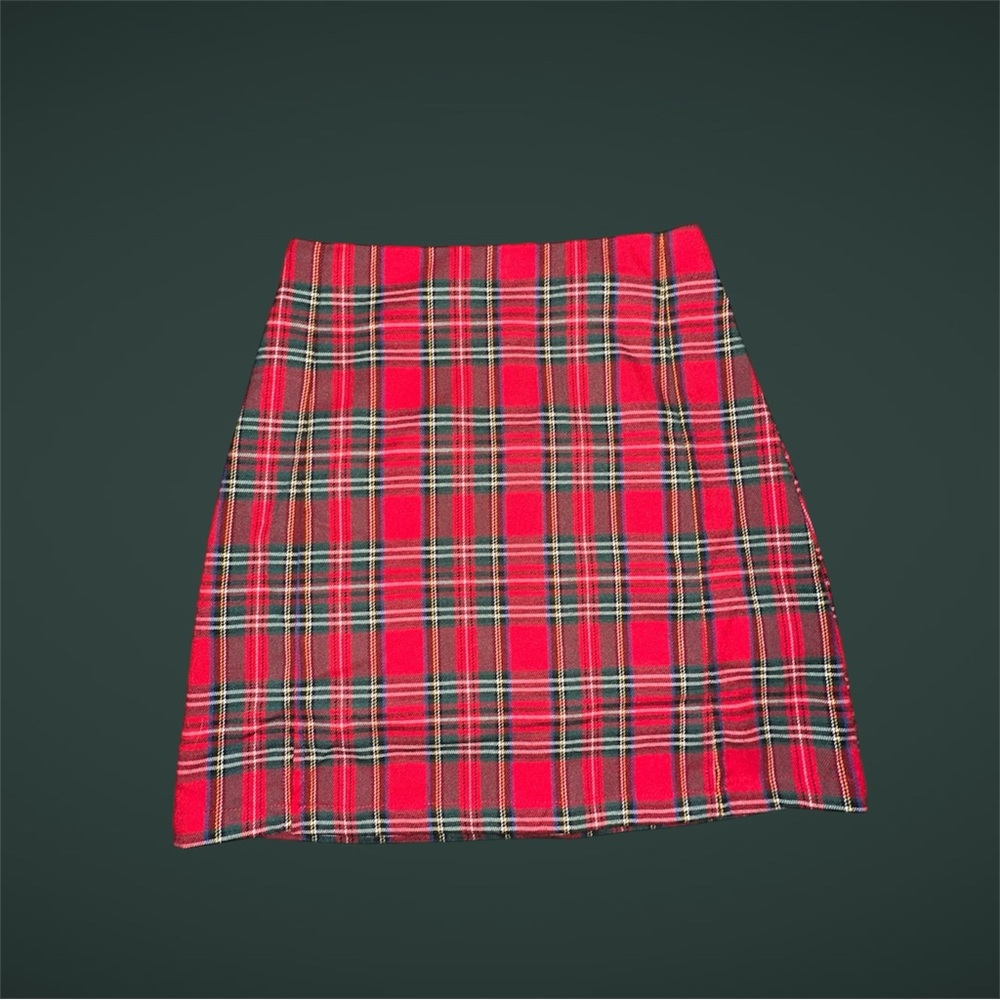 Brandy Melville Plaid Cara Skirt